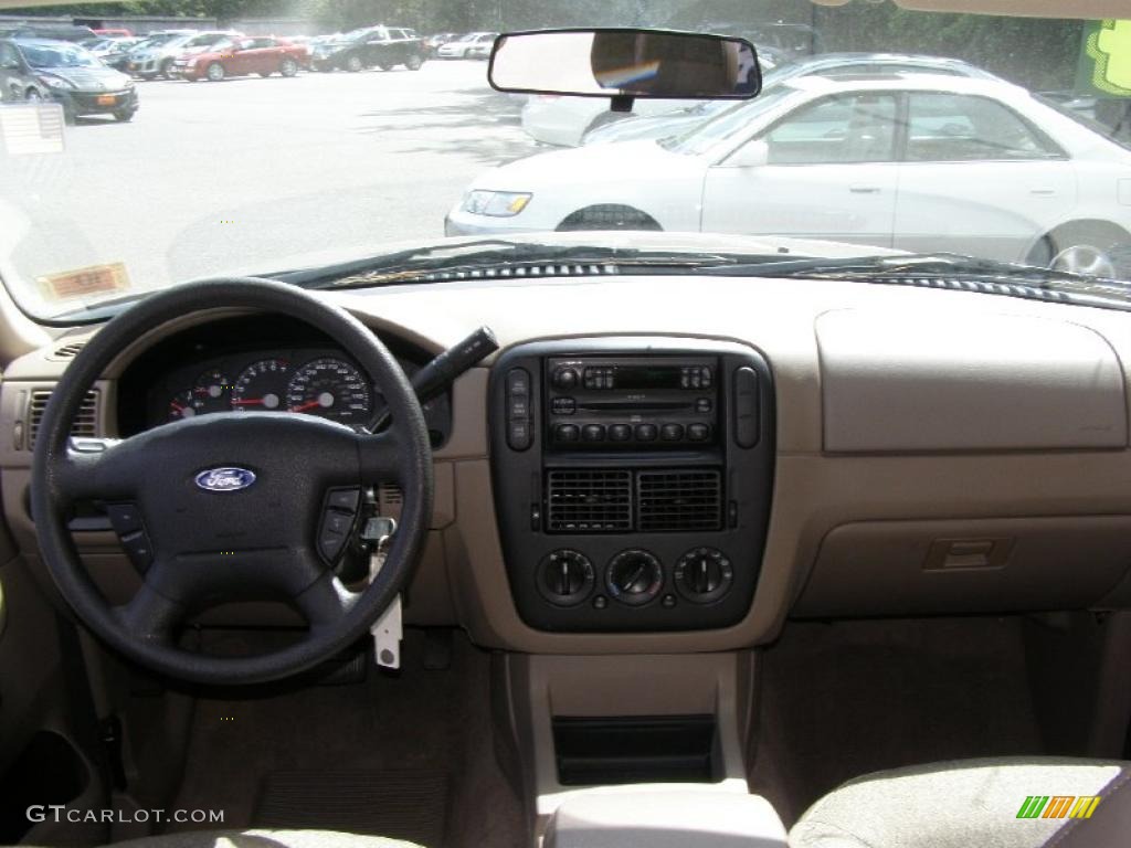 2004 Explorer XLS 4x4 - Mineral Grey Metallic / Medium Parchment photo #20