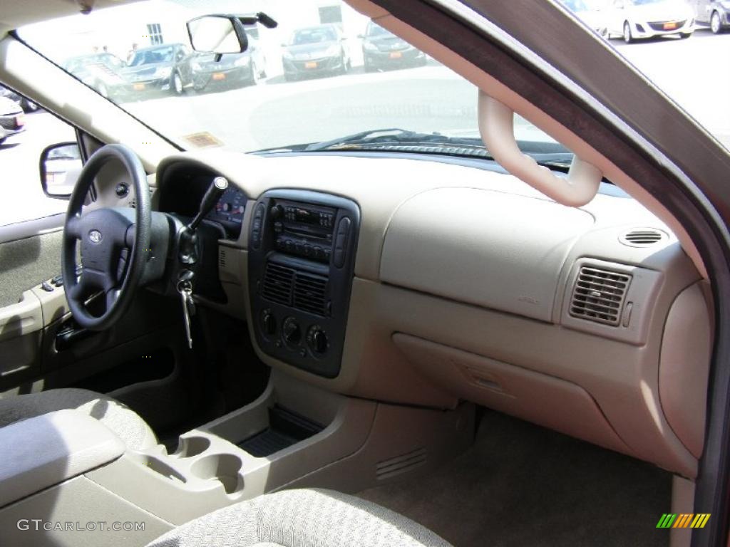 2004 Explorer XLS 4x4 - Mineral Grey Metallic / Medium Parchment photo #23