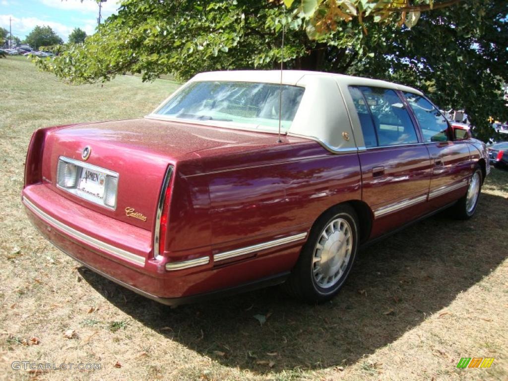 1997 DeVille Sedan - Dark Cherry Red Metallic / Shale/Neutral photo #7