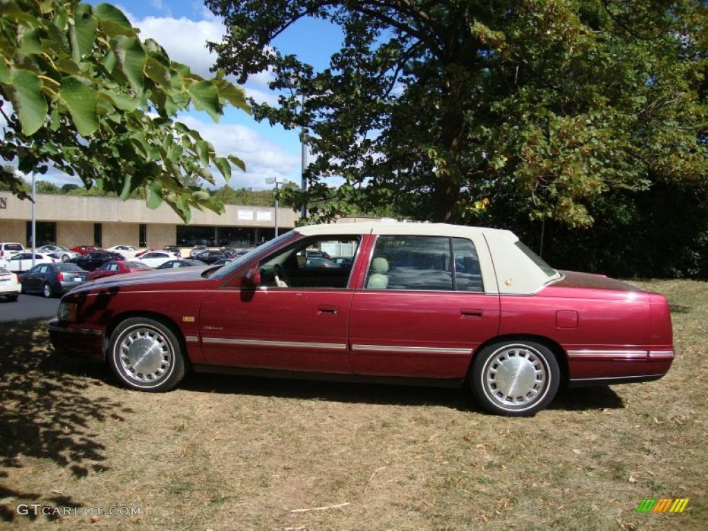 1997 DeVille Sedan - Dark Cherry Red Metallic / Shale/Neutral photo #10