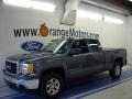 2008 Stealth Gray Metallic GMC Sierra 1500 SLE Extended Cab 4x4  photo #2