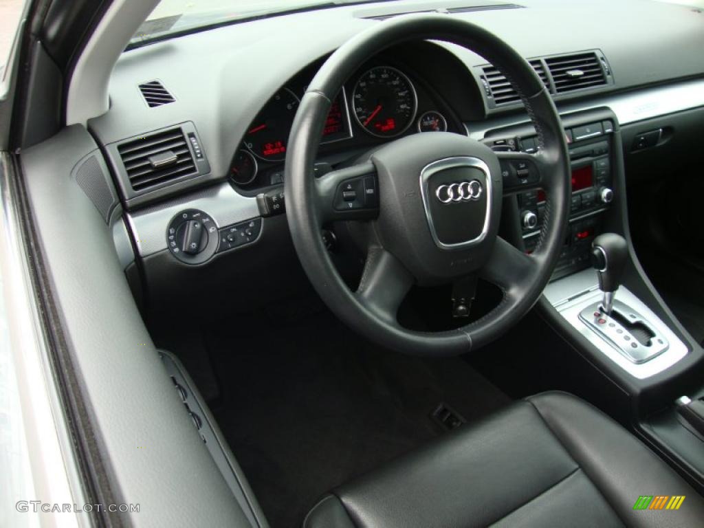 2008 A4 2.0T quattro Avant - Quartz Grey Metallic / Black photo #12