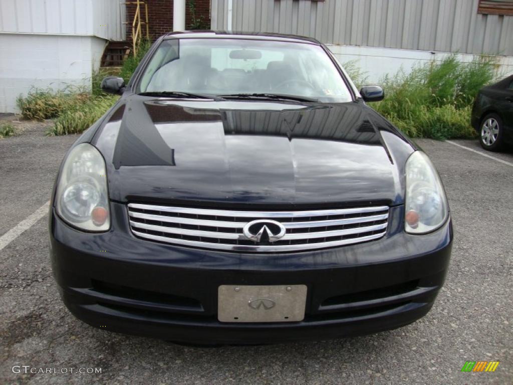 2004 G 35 x Sedan - Black Obsidian / Graphite photo #3