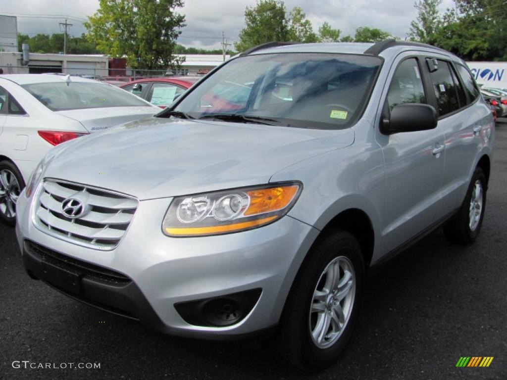 2010 Santa Fe GLS 4WD - Radiant Silver / Gray photo #1