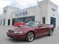 2004 40th Anniversary Crimson Red Metallic Ford Mustang GT Convertible  photo #1