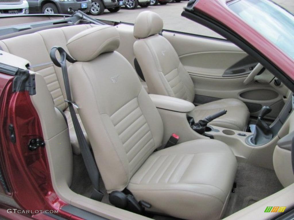 Medium Parchment Interior 2004 Ford Mustang GT Convertible Photo #36274314