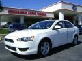 2008 Wicked White Mitsubishi Lancer ES  photo #1