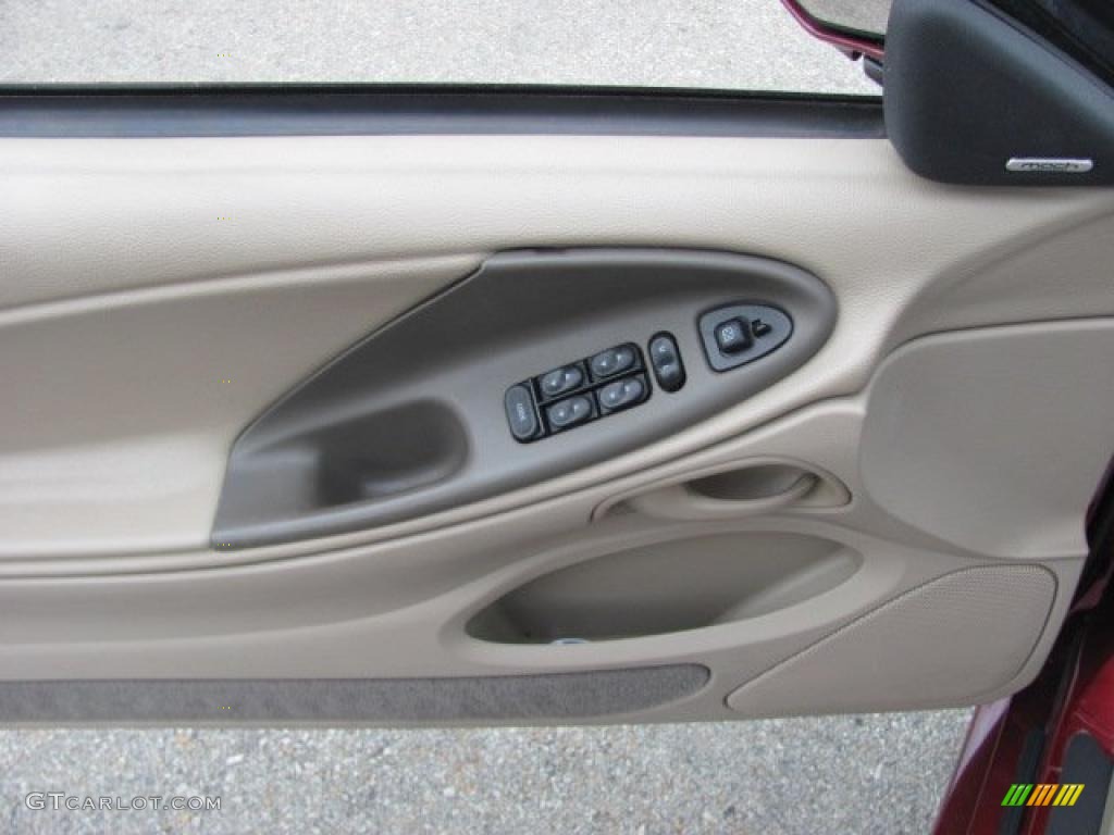 2004 Ford Mustang GT Convertible Medium Parchment Door Panel Photo #36274379