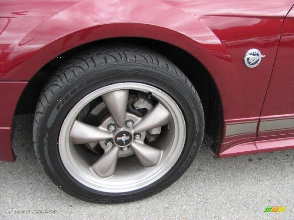 2004 Mustang GT Convertible - 40th Anniversary Crimson Red Metallic / Medium Parchment photo #14