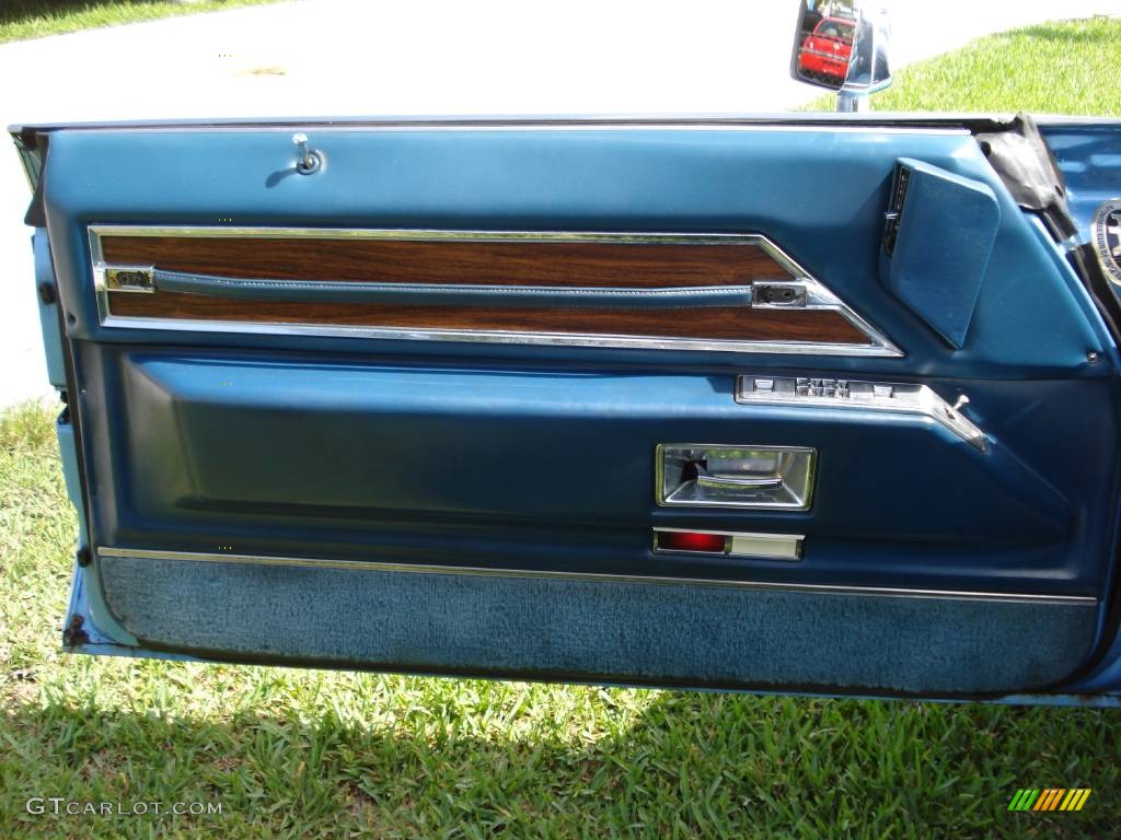 1972 Blue Cadillac Eldorado Convertible 354209 Photo 9