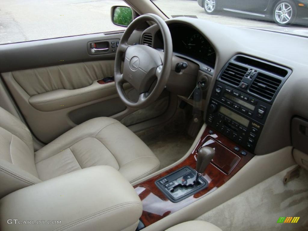 1995 LS 400 Sedan - Cashmere Beige Metallic / Tan Leather photo #20