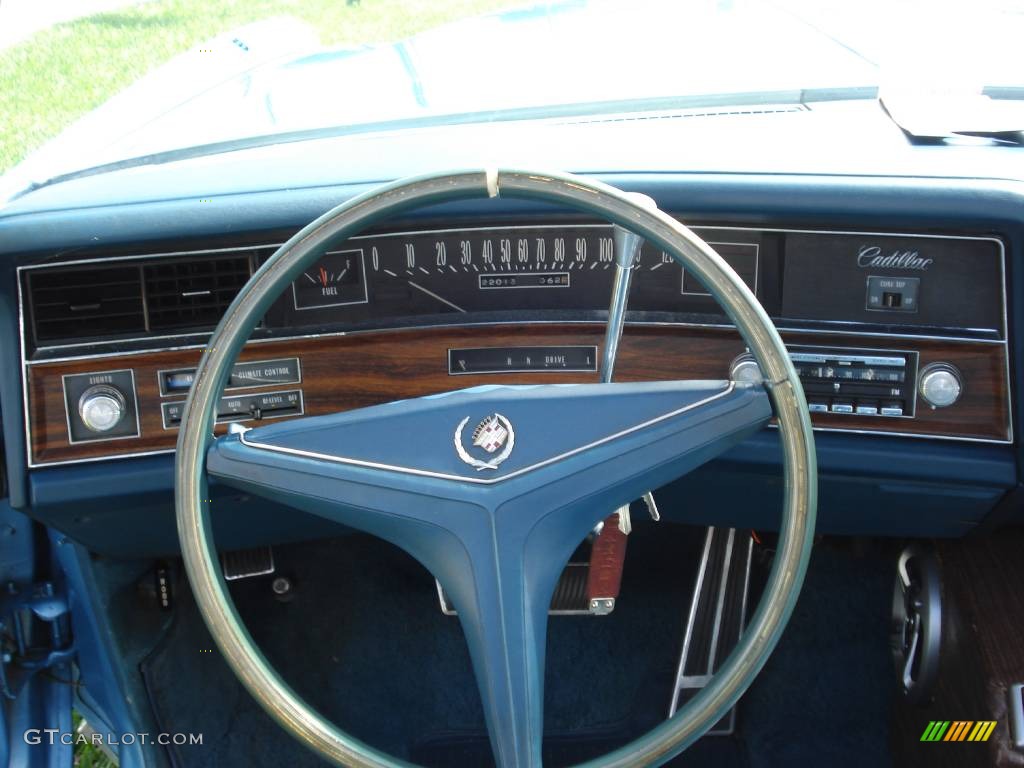 1972 Eldorado Convertible - Zodiac Blue Metallic / Blue photo #13