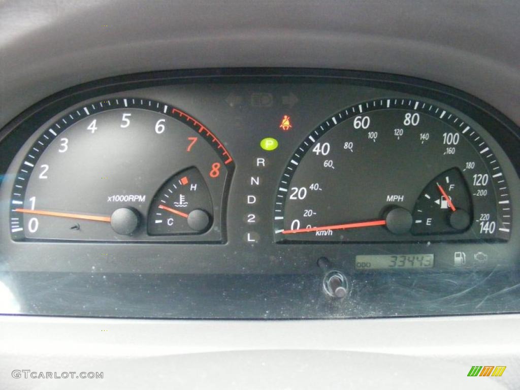 2003 Camry XLE - Lunar Mist Metallic / Stone photo #17