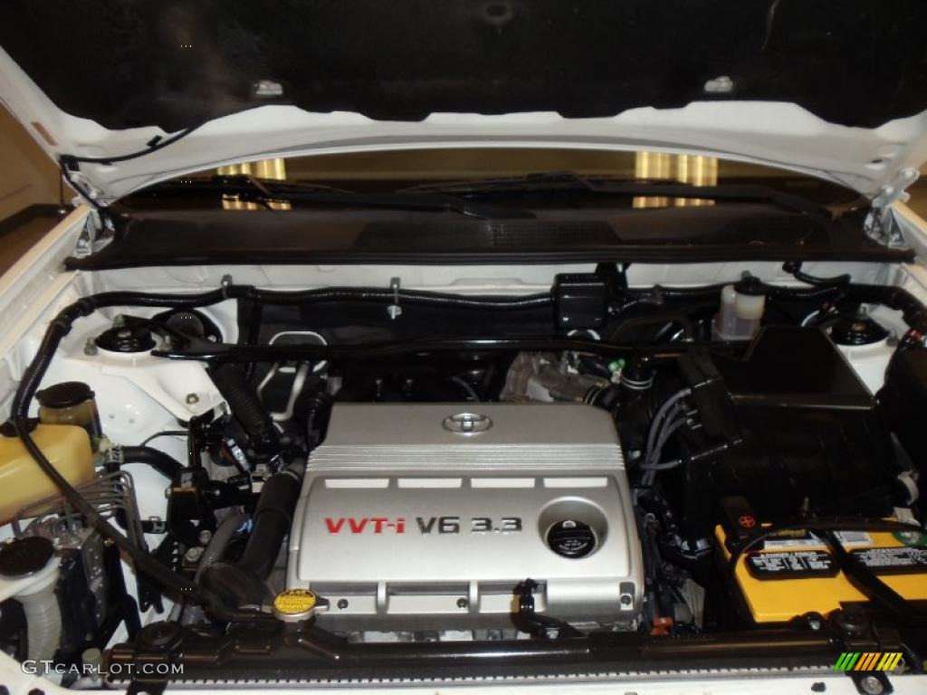 2004 Highlander V6 4WD - Super White / Ivory photo #16