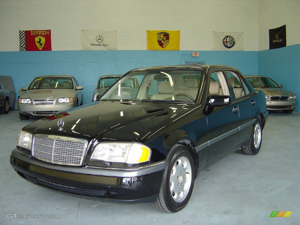 1997 C 280 Sedan - Black / Tan photo #1