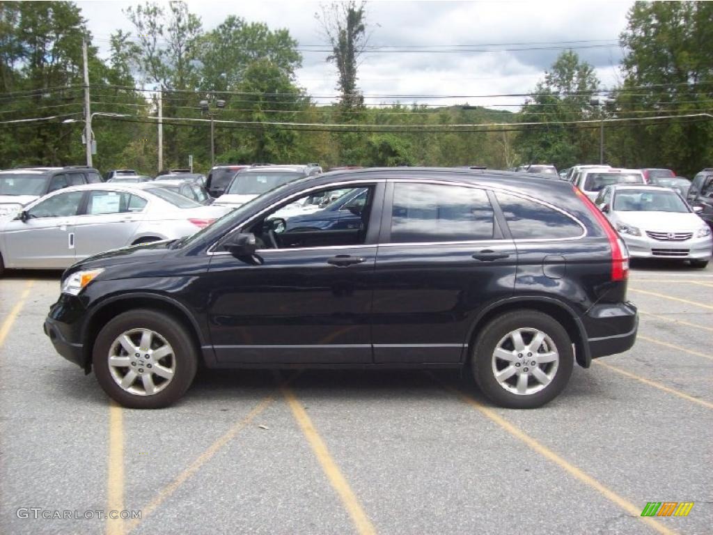 2008 CR-V EX 4WD - Nighthawk Black Pearl / Black photo #23