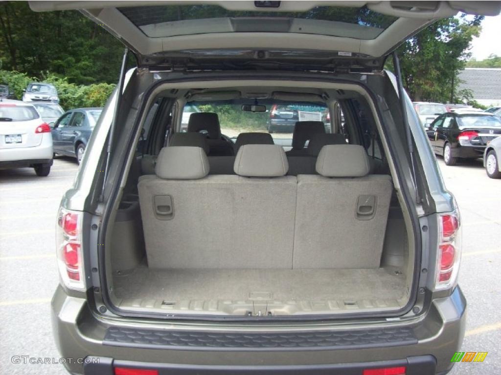 2008 Pilot EX 4WD - Aberdeen Green Metallic / Gray photo #8