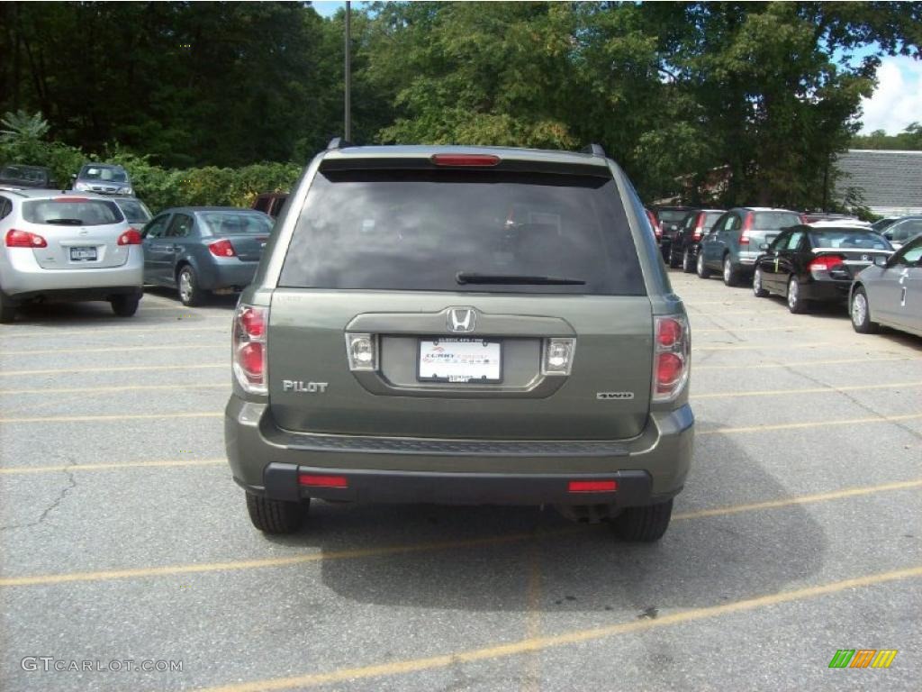 2008 Pilot EX 4WD - Aberdeen Green Metallic / Gray photo #20