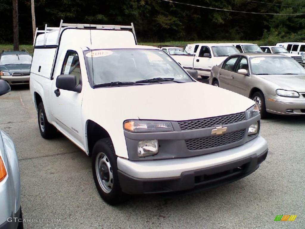 2005 Colorado Regular Cab - Summit White / Medium Dark Pewter photo #1