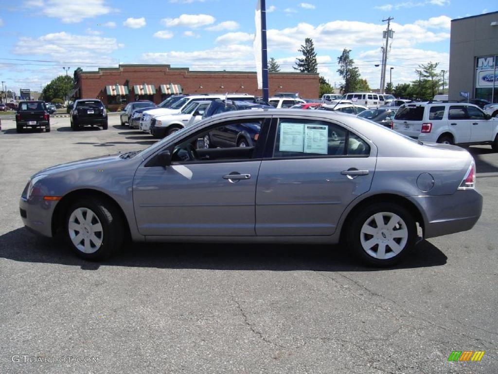 2007 Fusion S - Tungsten Grey Metallic / Light Stone photo #2