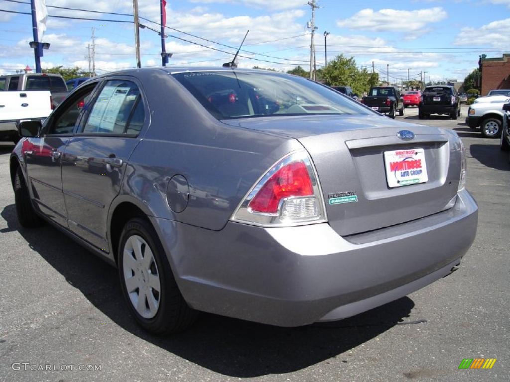 2007 Fusion S - Tungsten Grey Metallic / Light Stone photo #3