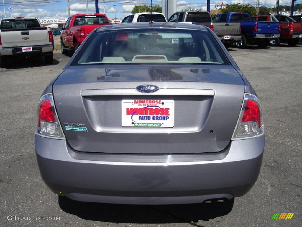 2007 Fusion S - Tungsten Grey Metallic / Light Stone photo #4