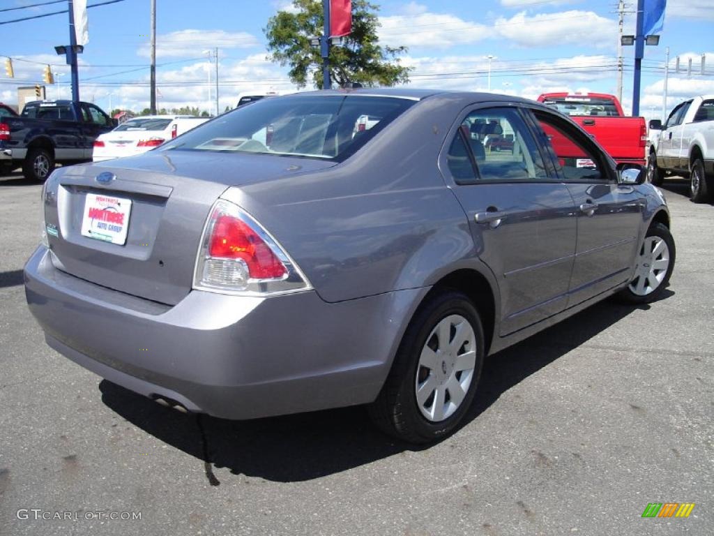 2007 Fusion S - Tungsten Grey Metallic / Light Stone photo #5