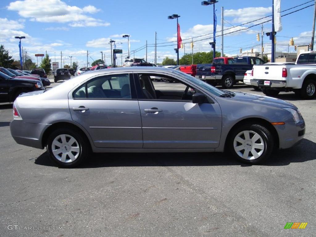 2007 Fusion S - Tungsten Grey Metallic / Light Stone photo #6