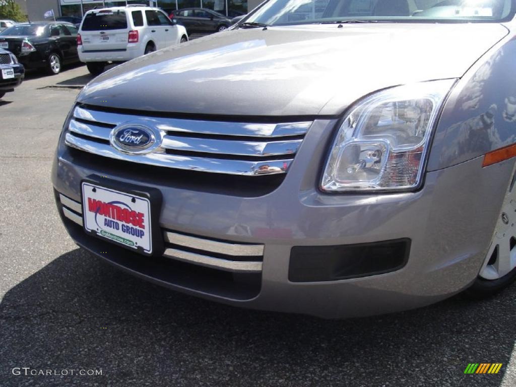 2007 Fusion S - Tungsten Grey Metallic / Light Stone photo #9