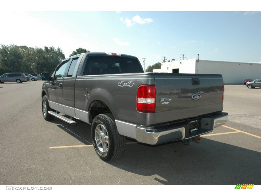 2005 F150 XLT SuperCab 4x4 - Dark Shadow Grey Metallic / Medium Flint Grey photo #3