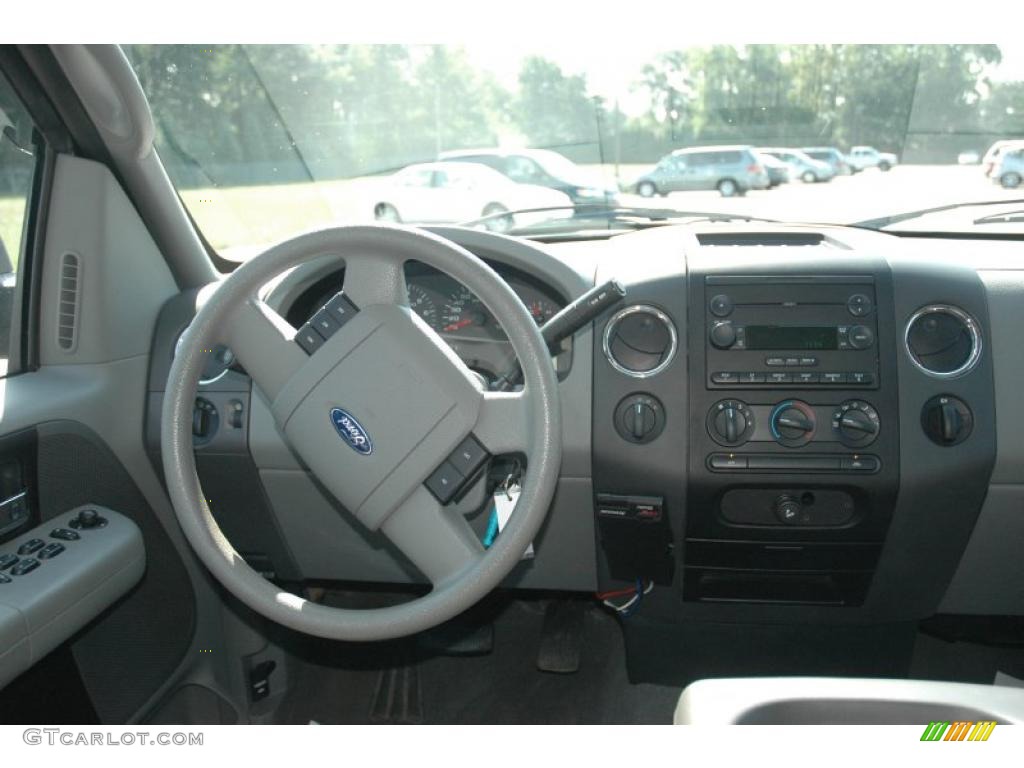 2005 F150 XLT SuperCab 4x4 - Dark Shadow Grey Metallic / Medium Flint Grey photo #5