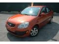 Sunset Orange - Rio LX Sedan Photo No. 3