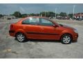 Sunset Orange - Rio LX Sedan Photo No. 7