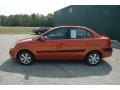Sunset Orange - Rio LX Sedan Photo No. 8