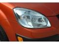 Sunset Orange - Rio LX Sedan Photo No. 9