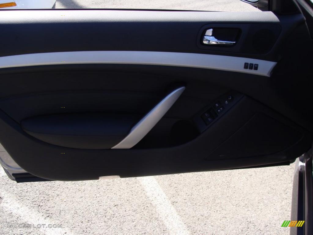 2009 Infiniti G 37 S Sport Coupe Graphite Door Panel Photo #36286041