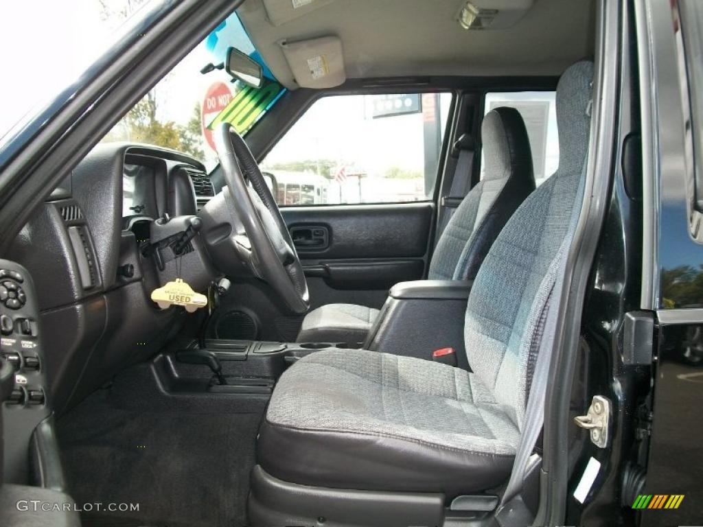 2000 Cherokee Sport 4x4 - Black / Agate Black photo #7