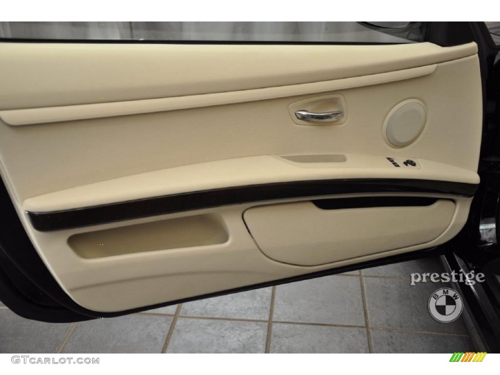 2010 3 Series 328i xDrive Coupe - Black Sapphire Metallic / Beige photo #11