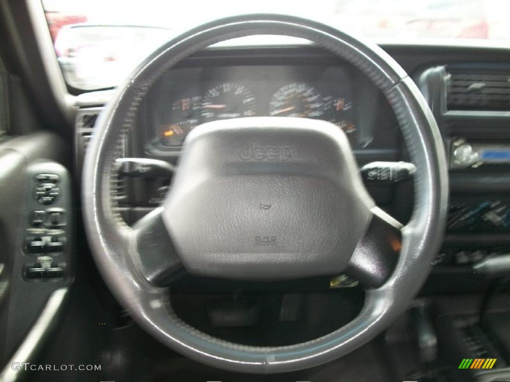 2000 Cherokee Sport 4x4 - Black / Agate Black photo #11