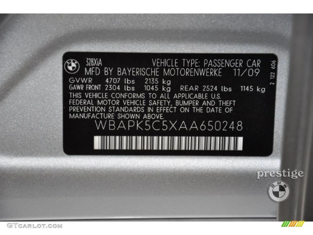 2010 3 Series 328i xDrive Sedan - Titanium Silver Metallic / Black photo #12