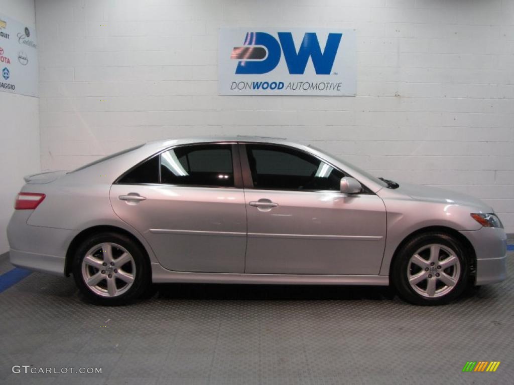 2007 Camry SE V6 - Titanium Metallic / Dark Charcoal photo #6