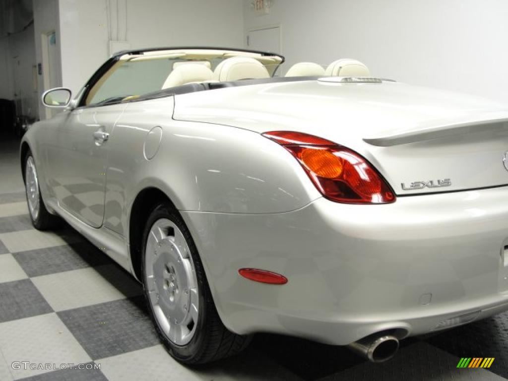 2004 SC 430 - Millennium Silver Metallic / Ecru photo #10