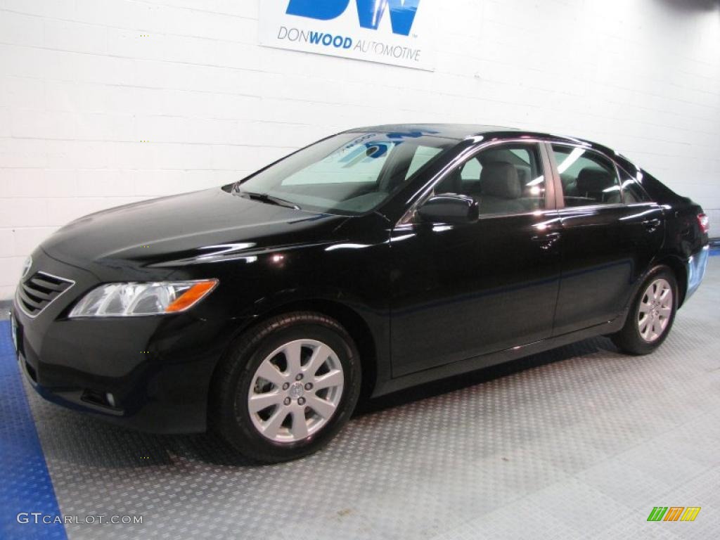 2008 Camry XLE - Black / Ash photo #2