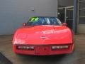 1990 Bright Red Chevrolet Corvette Coupe  photo #3
