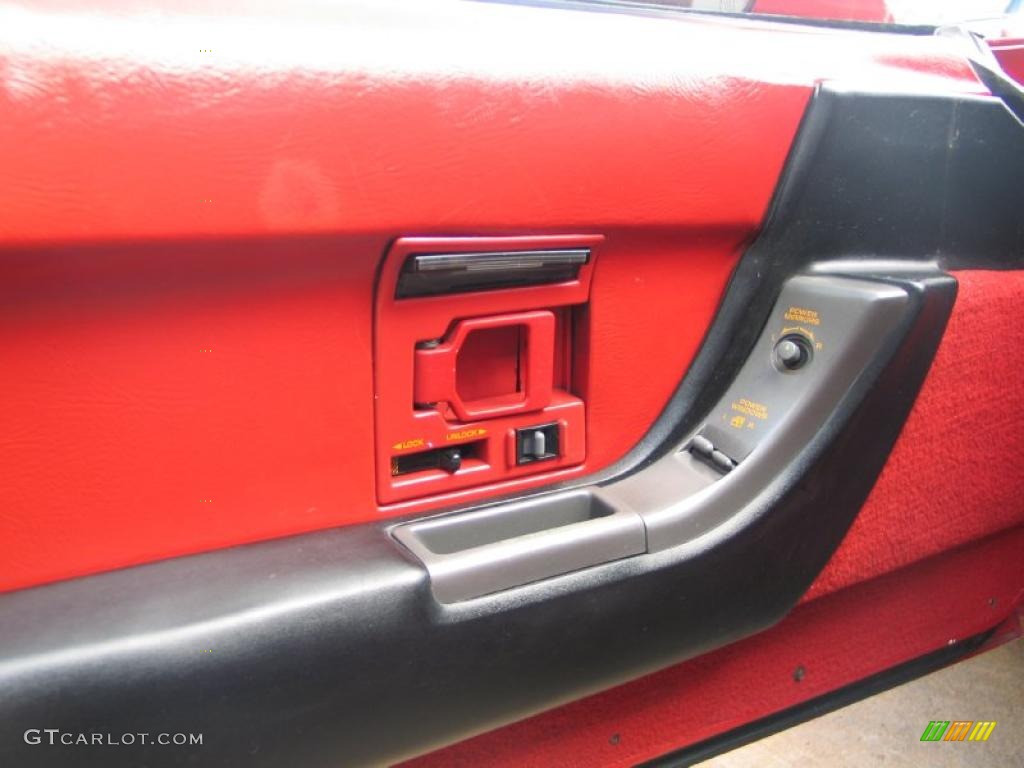 1990 Corvette Coupe - Bright Red / Red photo #6