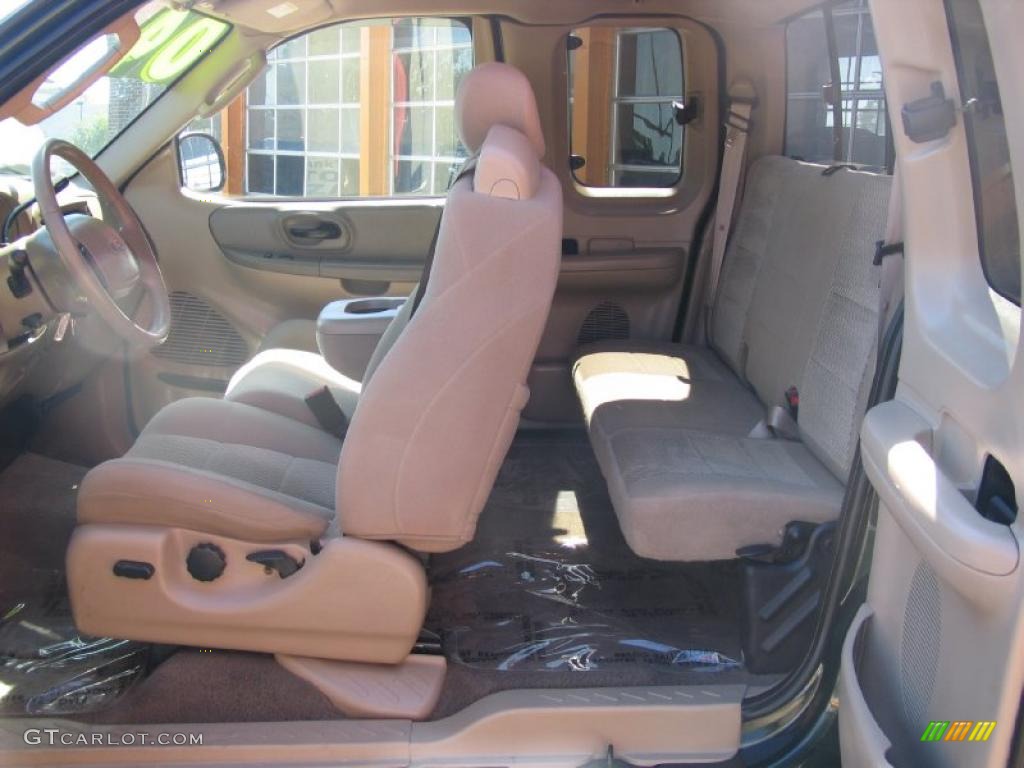 2004 F150 XLT Heritage SuperCab 4x4 - Dark Shadow Grey Metallic / Heritage Medium Parchment photo #6