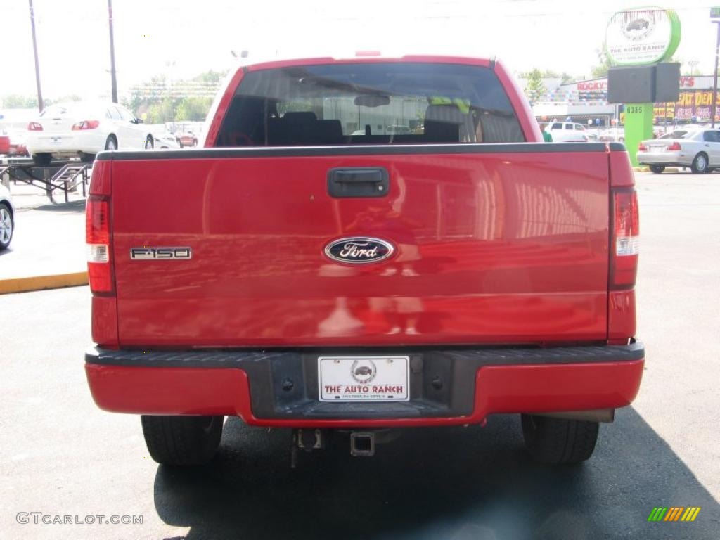 2004 F150 FX4 SuperCrew 4x4 - Bright Red / Black/Medium Flint photo #2