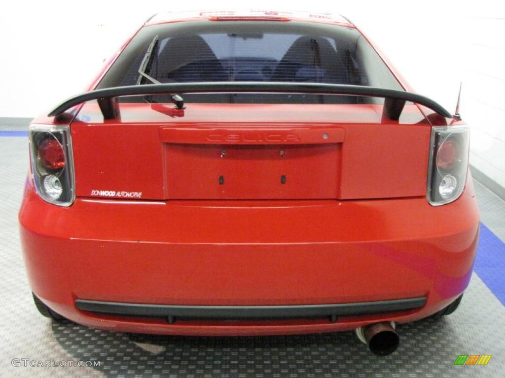 2001 Celica GT - Absolutely Red / Black/Red photo #8