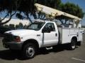 Oxford White - F450 Super Duty XL Regular Cab Chassis Bucket Truck Photo No. 3
