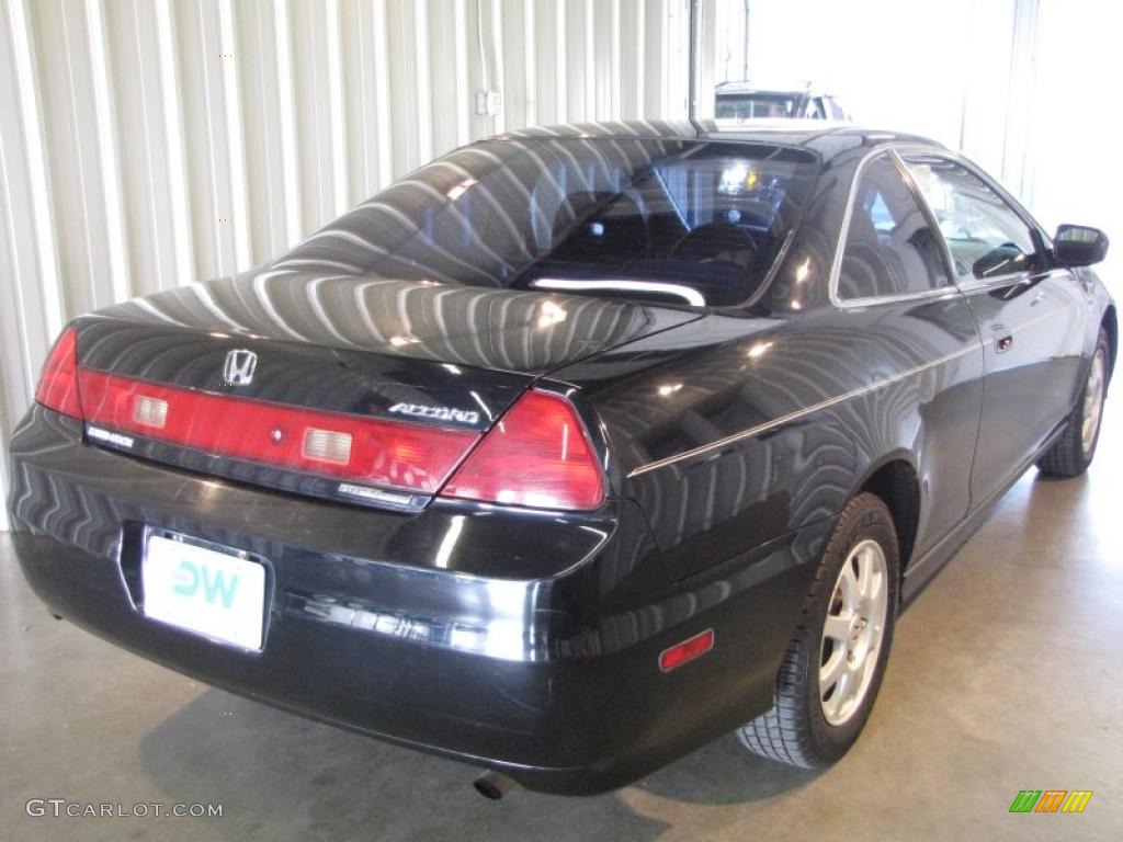 2002 Accord SE Coupe - Nighthawk Black Pearl / Black photo #3